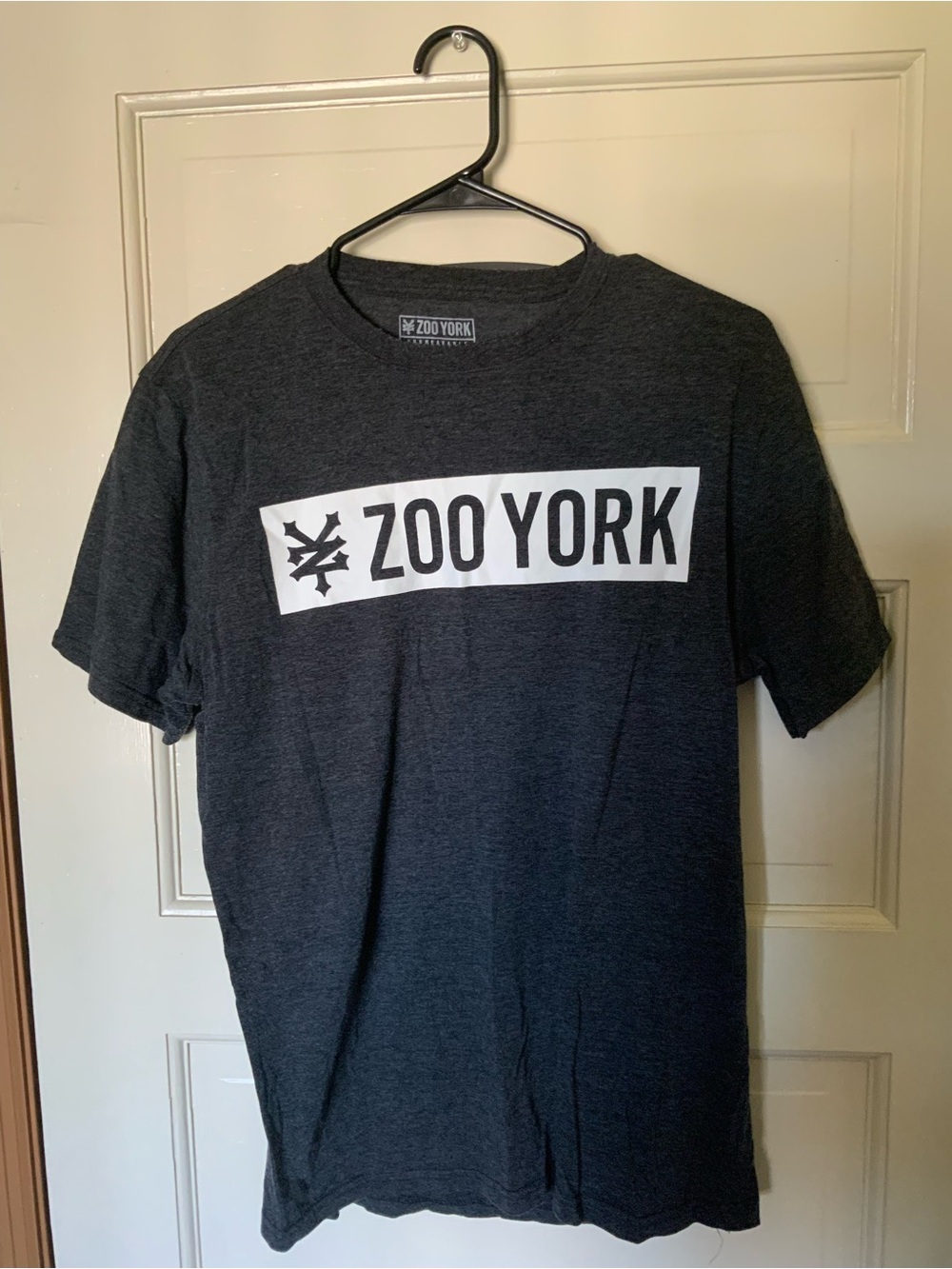 Zoo York Charcoal TโShirt with White Logo